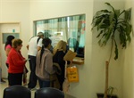 Recepción del centro oftalmológico